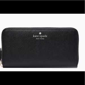 Kate Spade leather zip wallet new